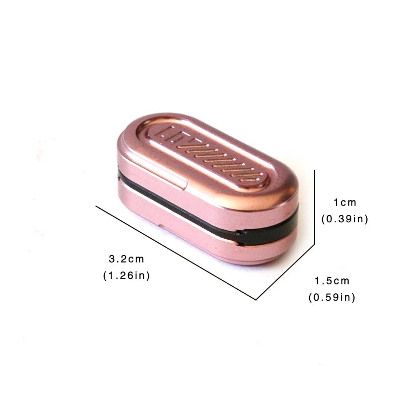Green Pod Fidget Slider Metal Fidget Toys ADHD Tool Anti-Anxiety Office Desk Toys Adult Stress Relief Toys Kids Gifts