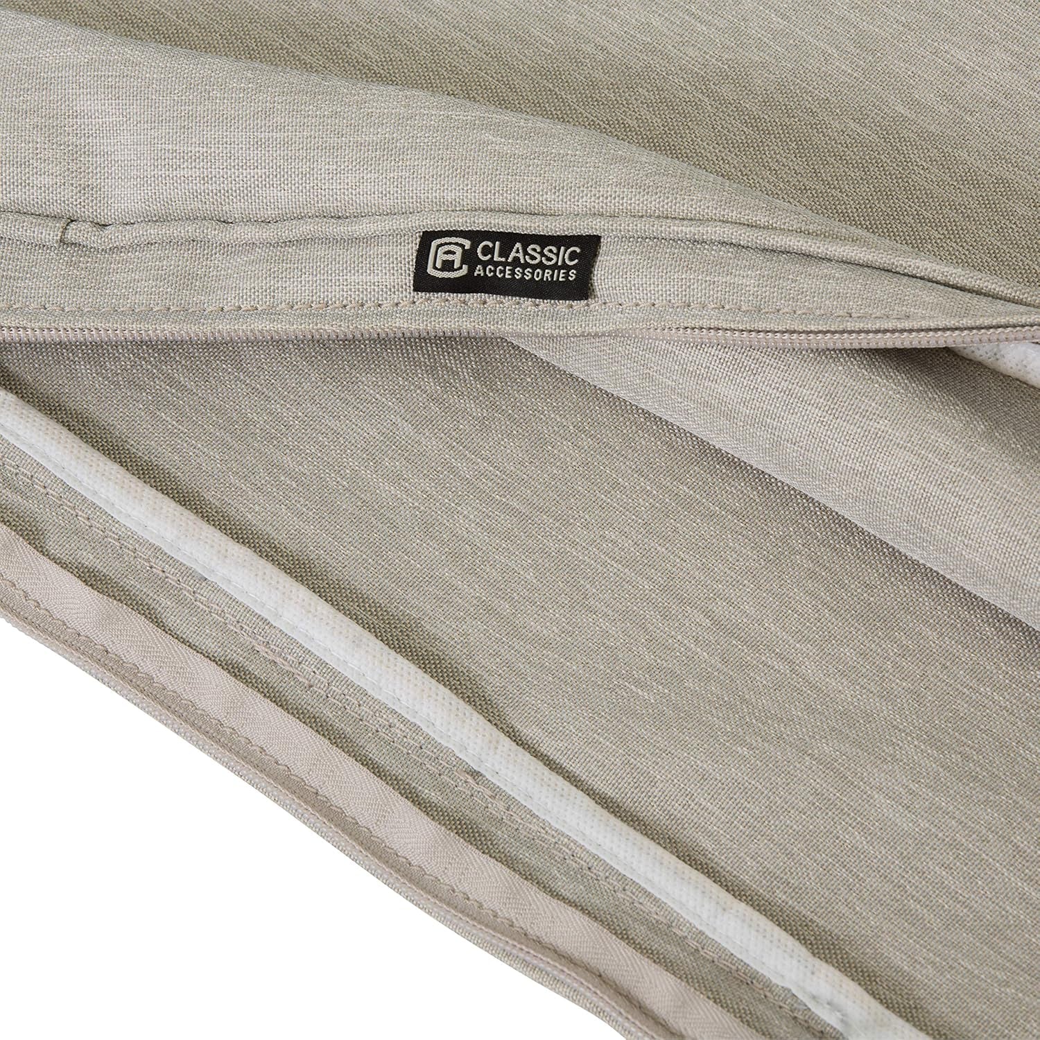 62-045-HGREY-EC Montlake Fadesafe Water-Repellent 59 X 18 X 3 Inch Outdoor Bench Cushion, Heather Grey