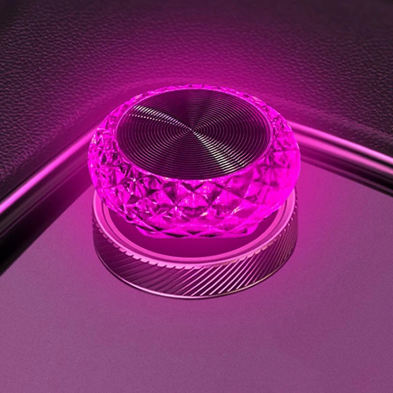 Portable Car USB Ambient Light Mini LED Decorative Atmosphere Lamps for Auto Interior Environment Light Computer Light Plug Play