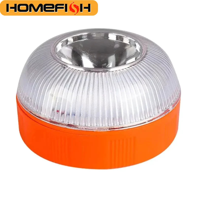 Magnetic Emergency Beacon Light for Cars Strobe Flashing Warning Lamp Vehicle Safety Signal Light V16 without Battery