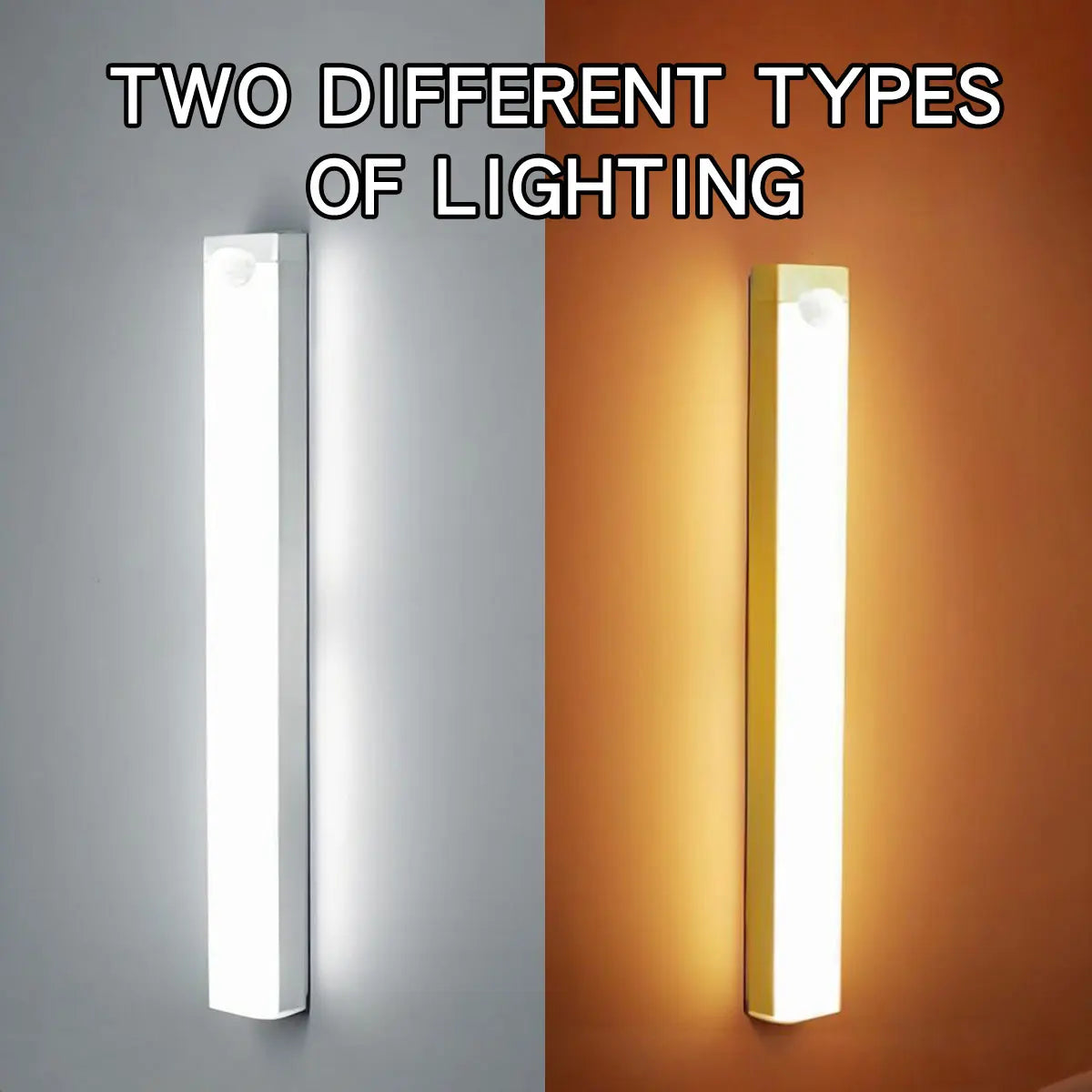 LED Motion Sensor Light Type C Rechargeable Light Wireless LED Night Light Cabinet Wardrobe Lamp Staircase Backlight for Kitchen