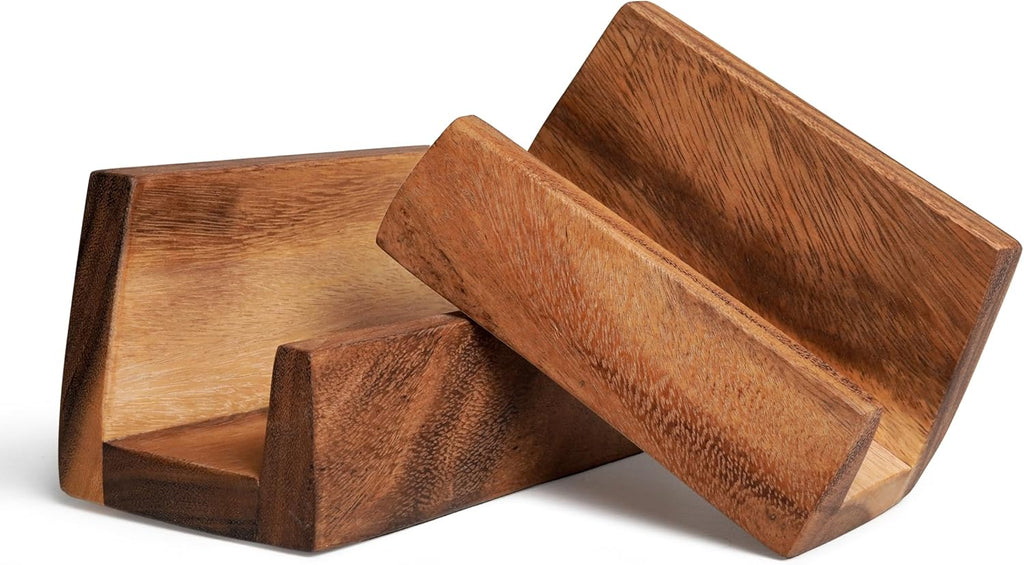 Natural Wood Cutting Board Stand – Fits 2"–2.2" Heavy Boards, 8" × 4" × 4" | Handmade Sturdy Holder Supports Boards up to 24 In