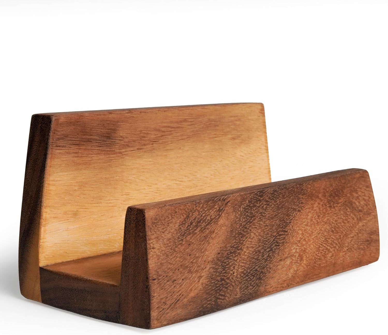 Natural Wood Cutting Board Stand – Fits 2"–2.2" Heavy Boards, 8" × 4" × 4" | Handmade Sturdy Holder Supports Boards up to 24 In