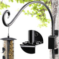Bird Feeder Hangers Outdoor: 16-Inch Swivel Hanging Plant Bracket for Wall Mount - Swivel Plant Hook for Flower Basket