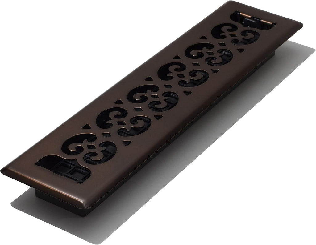 SPH214-RB Floor Register, 2X14, Rubbed Bronze Finish