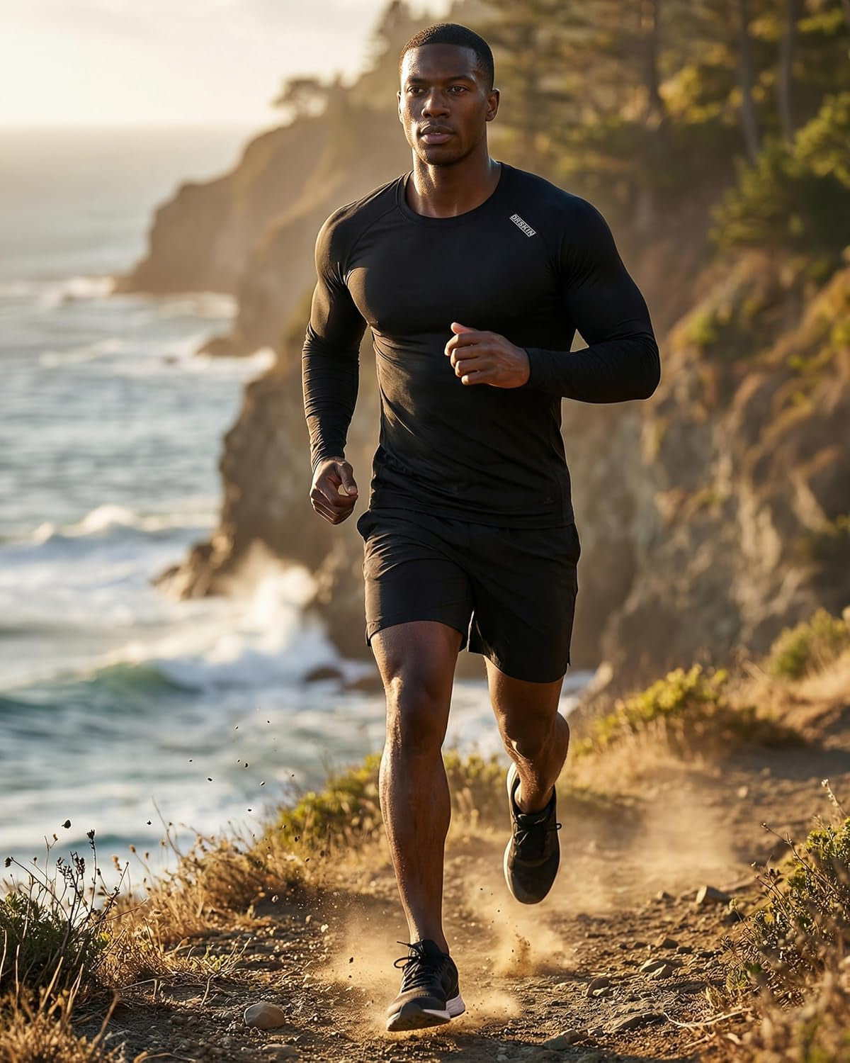4, 3, 2 or 1 Pack Men'S Compression Shirts Top Long Sleeve Sports Baselayer Workout Running Athletic Active