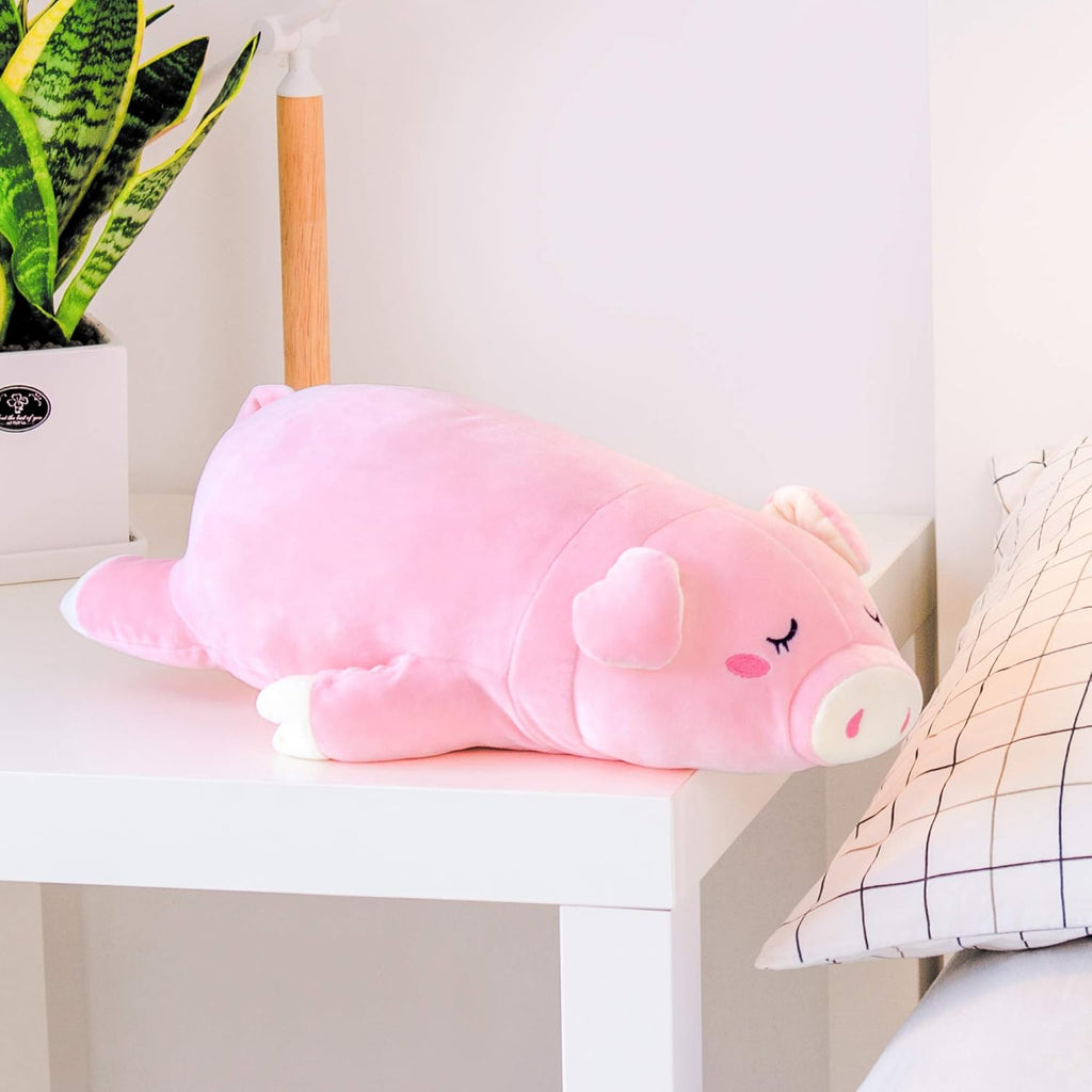 Kids Pillows Pig Plush Pillow Stuffed Body Pillow Pink 16 Inches