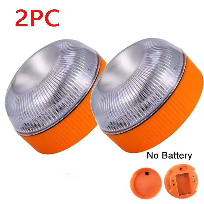 Smart Emergency Beacon, Car Breakdown Warning Light, Magnetic LED Strobe Flare for Roadside Safety, Foggy Day Alert Lamp For
