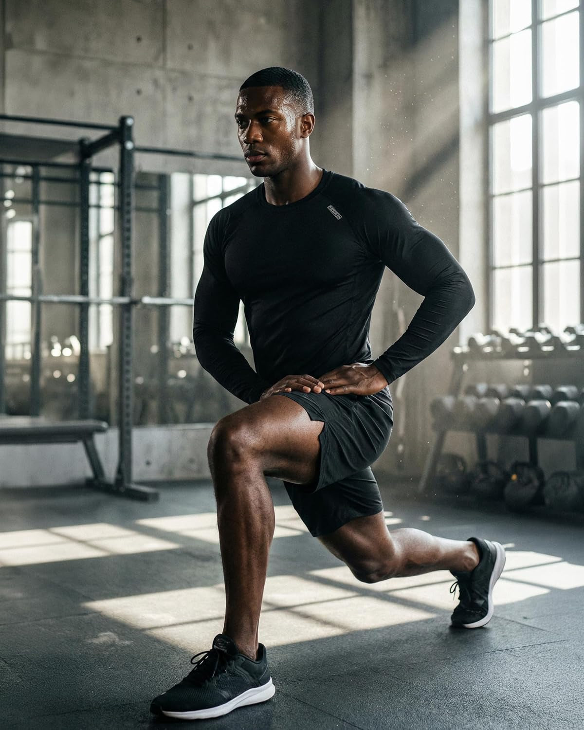 4, 3, 2 or 1 Pack Men'S Compression Shirts Top Long Sleeve Sports Baselayer Workout Running Athletic Active