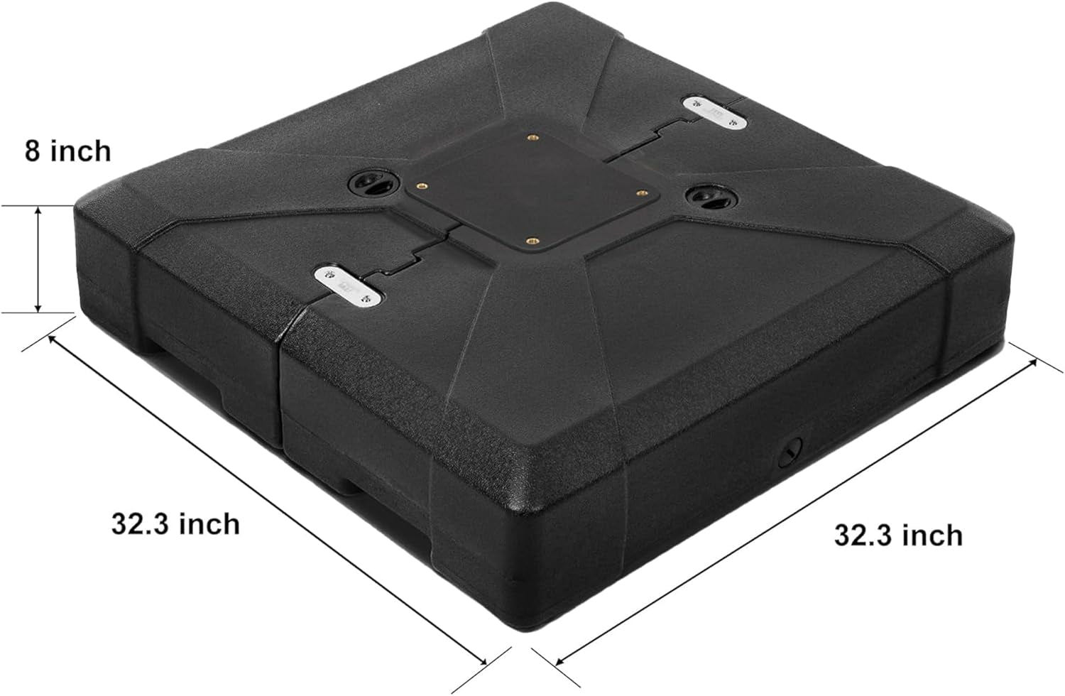 Patio Umbrella Base PL209BD Cantilever Umbrella Base, 32.21'' X 32.21''