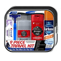 Men'S Deluxe, 9-Piece Kit with Travel Size TSA Compliant Essentials , Featuring: Old Spice Products in Reuseable Toiletry Bag