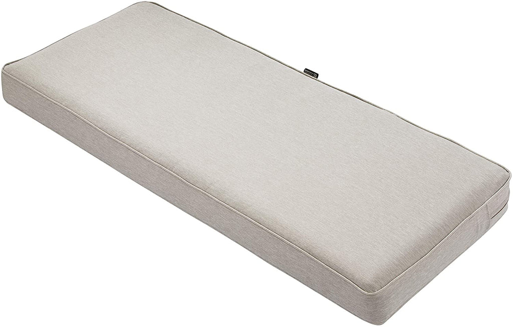 62-045-HGREY-EC Montlake Fadesafe Water-Repellent 59 X 18 X 3 Inch Outdoor Bench Cushion, Heather Grey