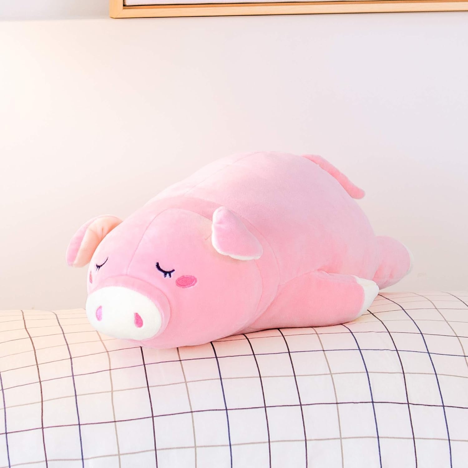 Kids Pillows Pig Plush Pillow Stuffed Body Pillow Pink 16 Inches