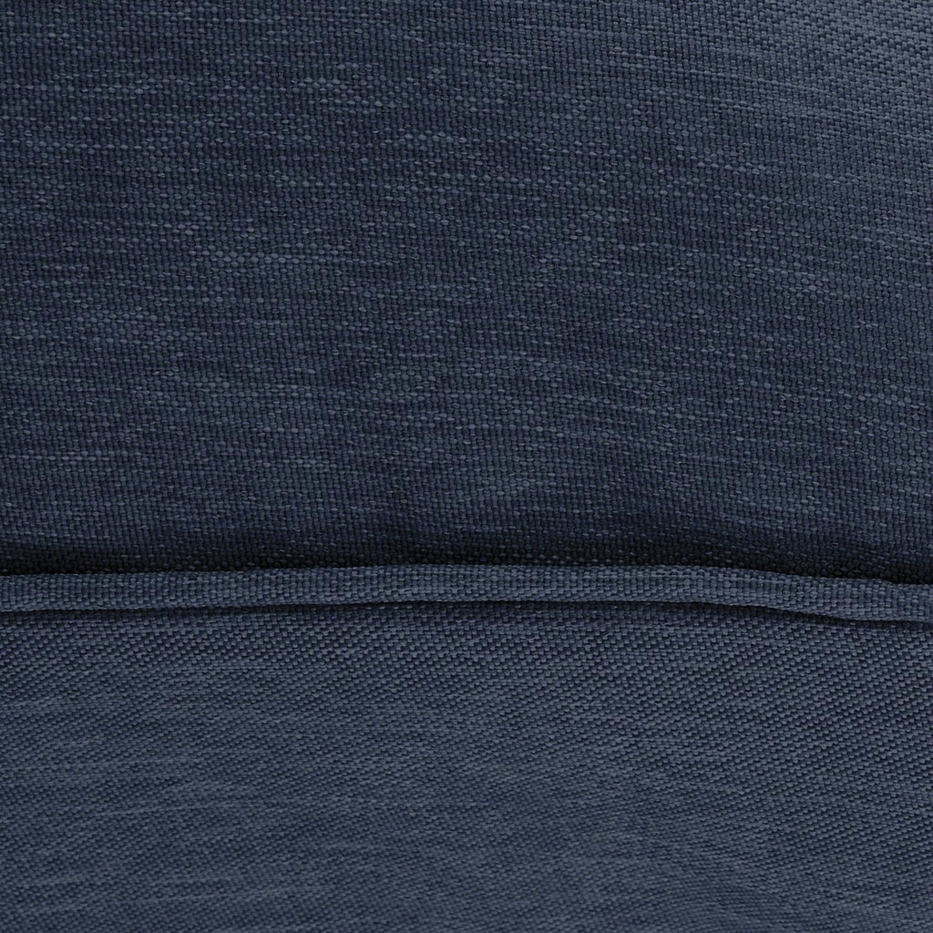 Montlake Fadesafe Water-Resistant 41 X 18 X 3 Inch Contoured Outdoor Bench Cushion, Heather Indigo