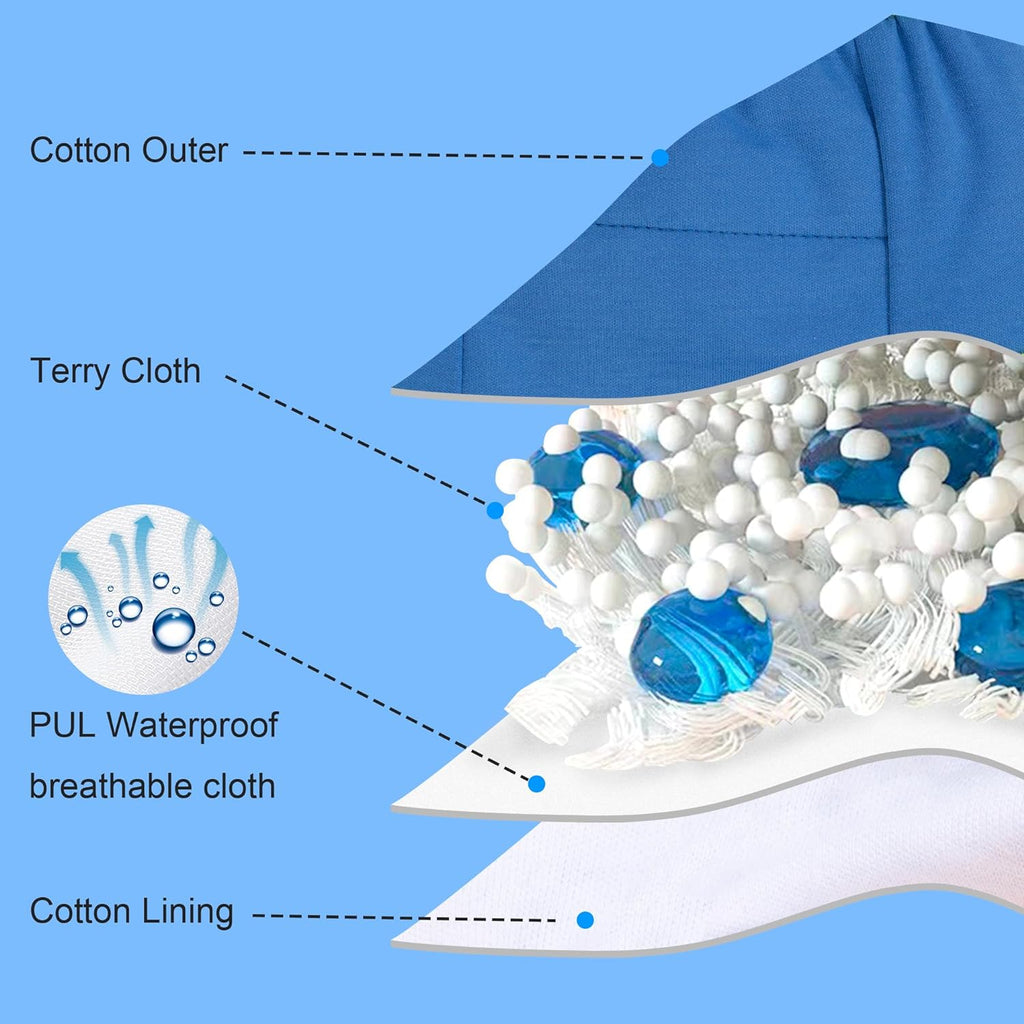Toddler Training Pants, Soft Cotton Absorbent Training Underwear for Baby Boys & Girls