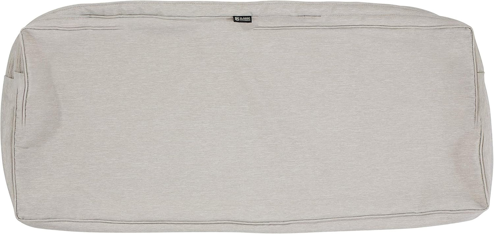 62-045-HGREY-EC Montlake Fadesafe Water-Repellent 59 X 18 X 3 Inch Outdoor Bench Cushion, Heather Grey