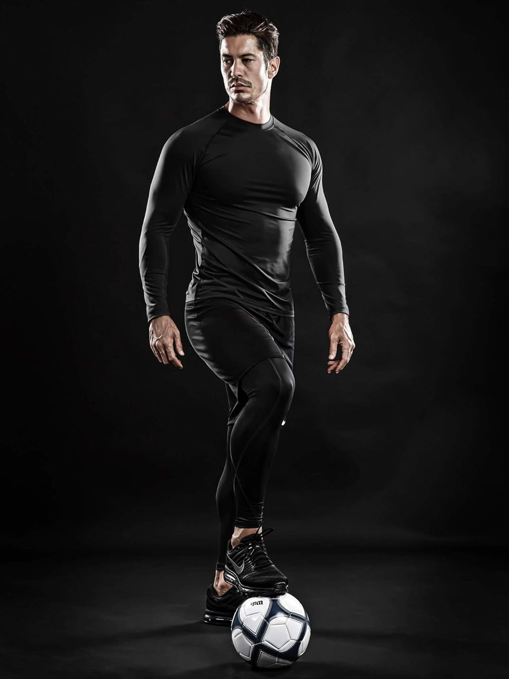 4, 3, 2 or 1 Pack Men'S Compression Shirts Top Long Sleeve Sports Baselayer Workout Running Athletic Active