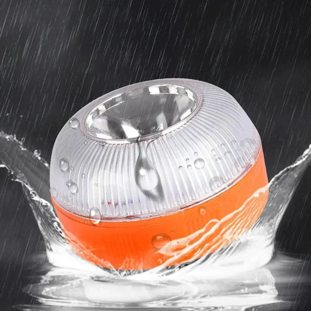 Magnetic Emergency Beacon Light for Cars Strobe Flashing Warning Lamp Vehicle Safety Signal Light V16 without Battery