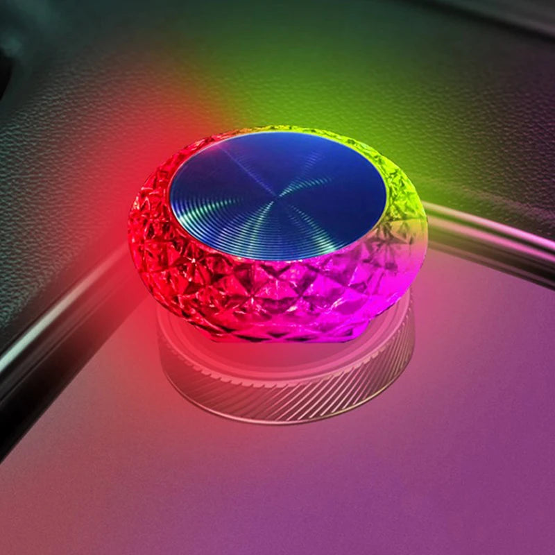 Portable Car USB Ambient Light Mini LED Decorative Atmosphere Lamps for Auto Interior Environment Light Computer Light Plug Play