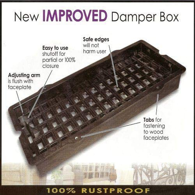 SPH214-RB Floor Register, 2X14, Rubbed Bronze Finish